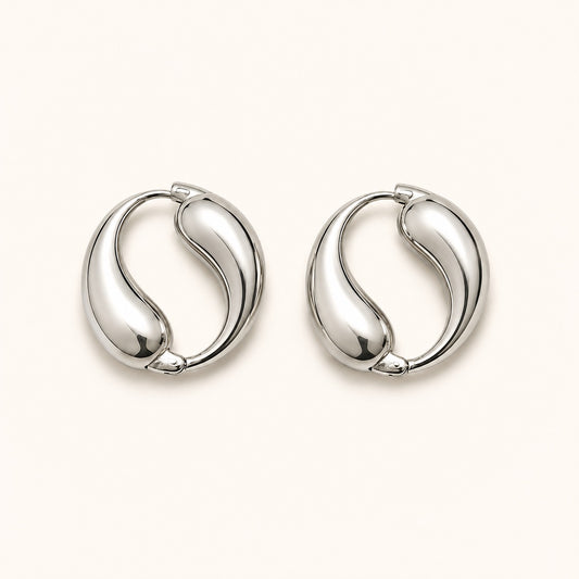 Eclipse Hoop Earrings