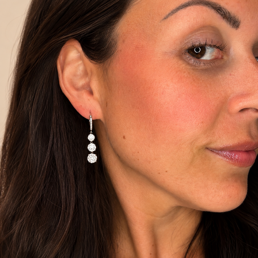 On Repeat Huggie Earrings (Silver)