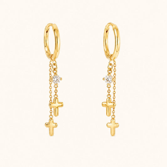 Blessed Huggie Earrings