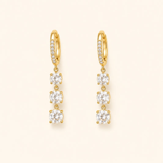 On Repeat Huggie Earrings (Gold)