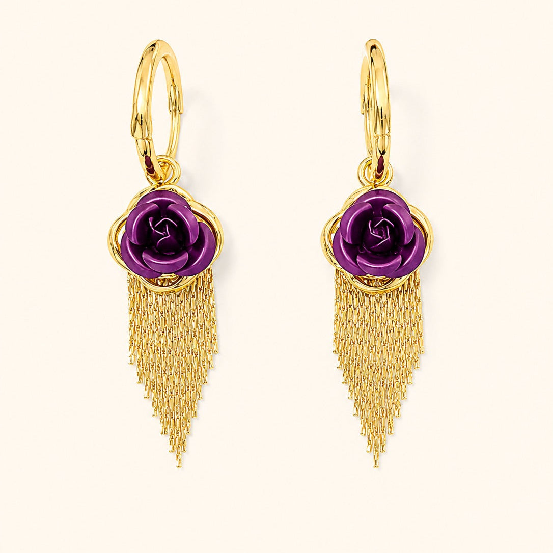 Violet Hour Huggie Earrings