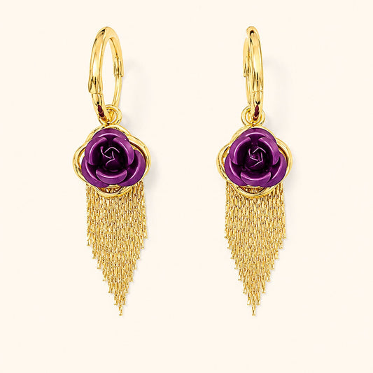 Violet Hour Huggie Earrings