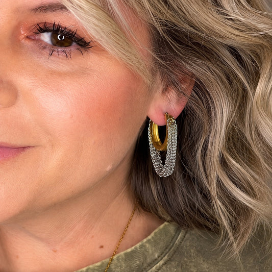 Wild Side Hoop Earrings