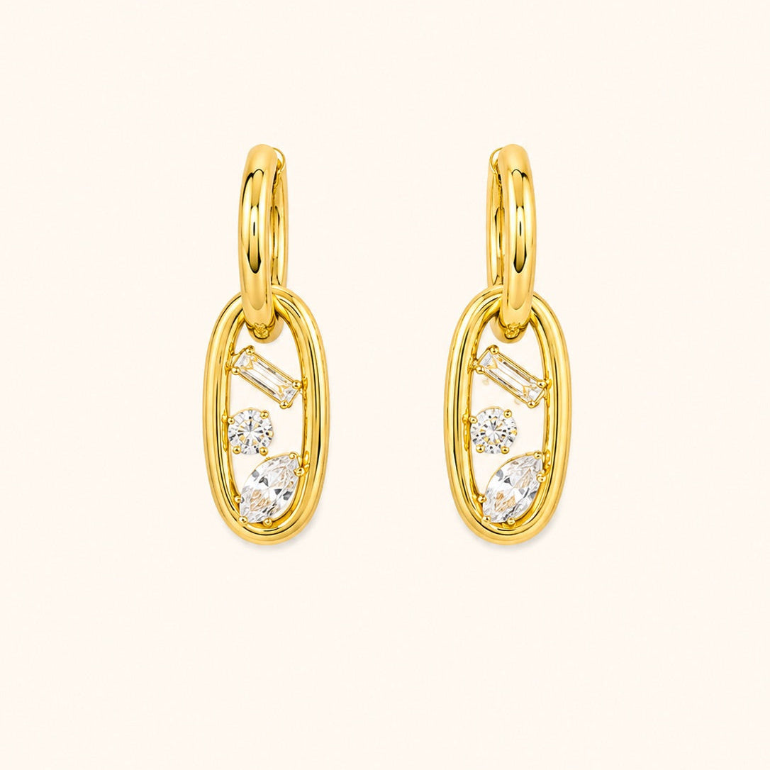 Modern Muse Huggie Earrings