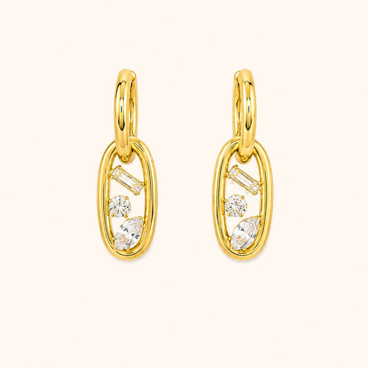 Modern Muse Huggie Earrings