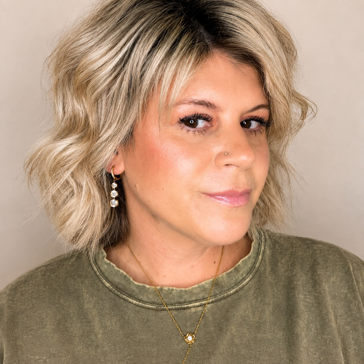 On Repeat Huggie Earrings (Gold)