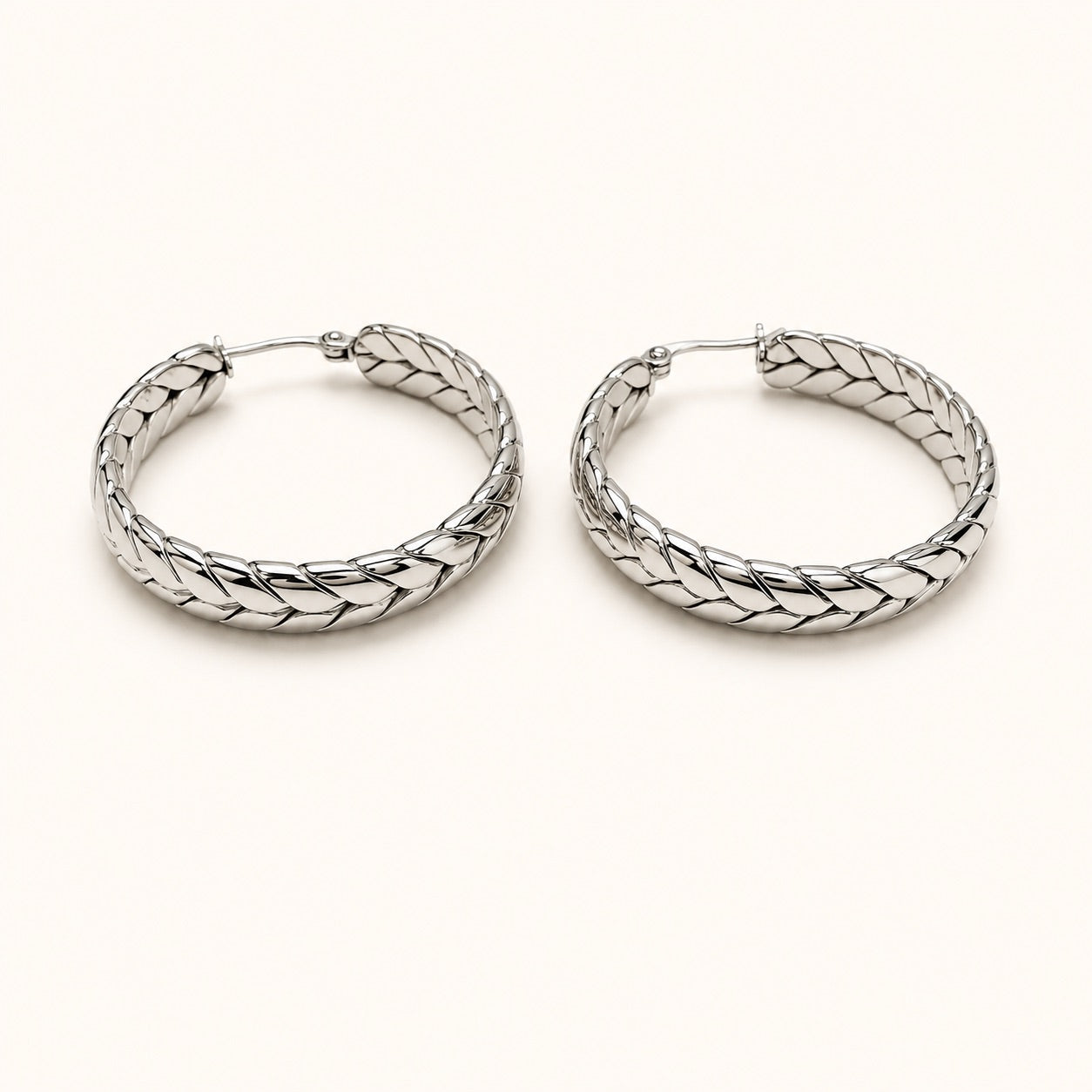 Lunar Hoop Earrings
