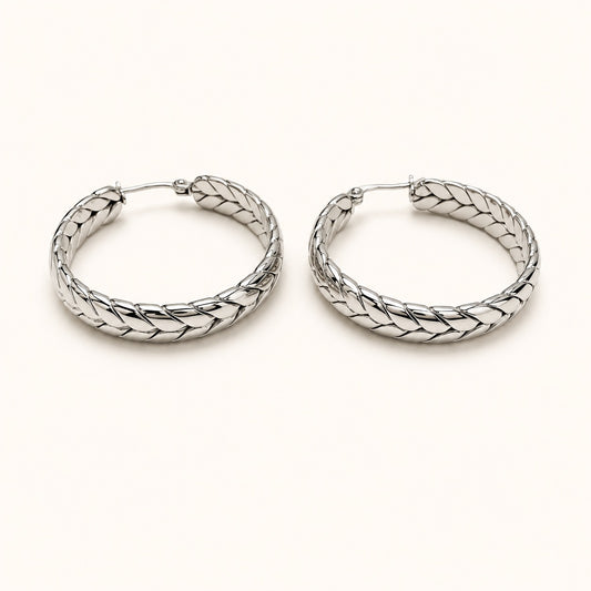 Lunar Hoop Earrings