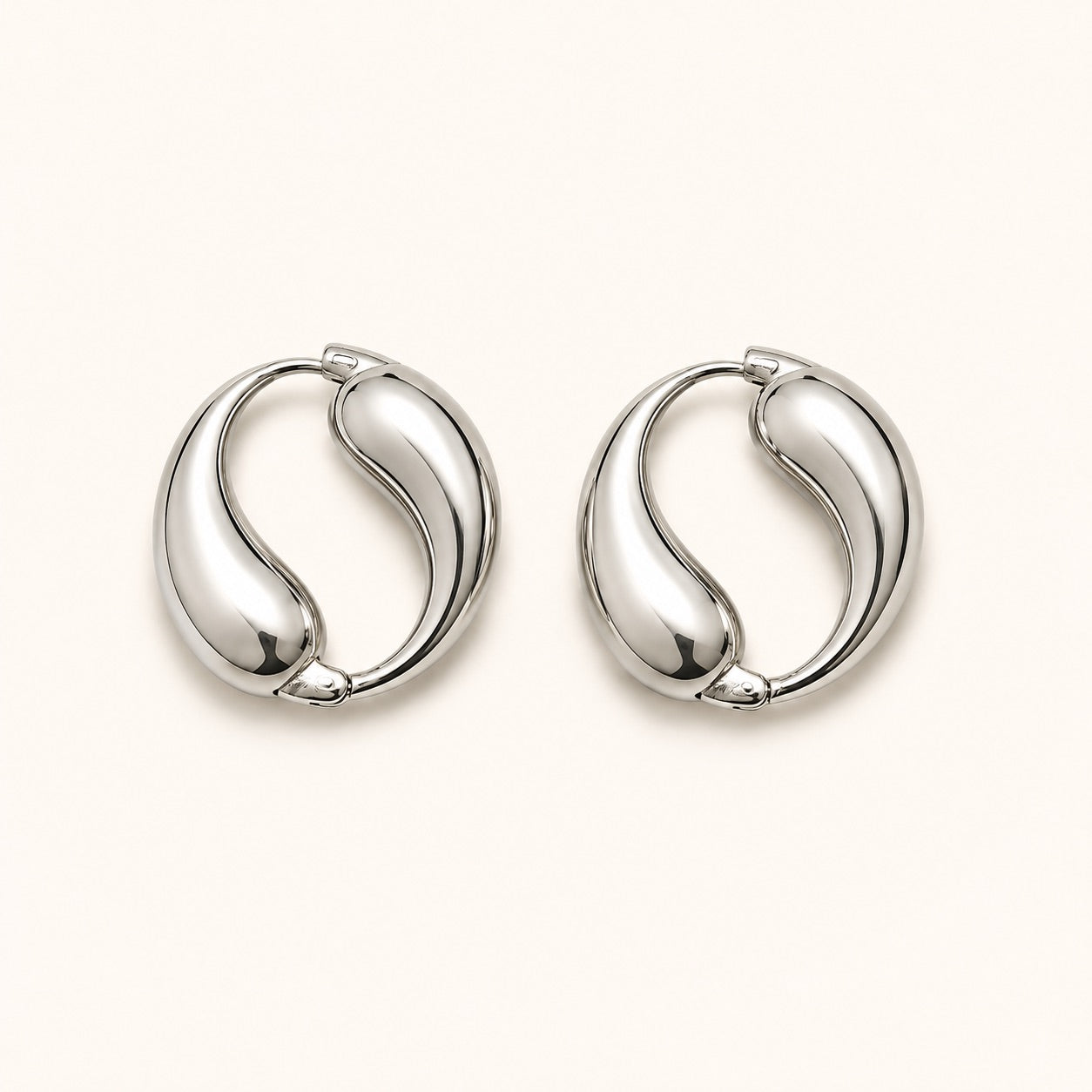 Eclipse Hoop Earrings