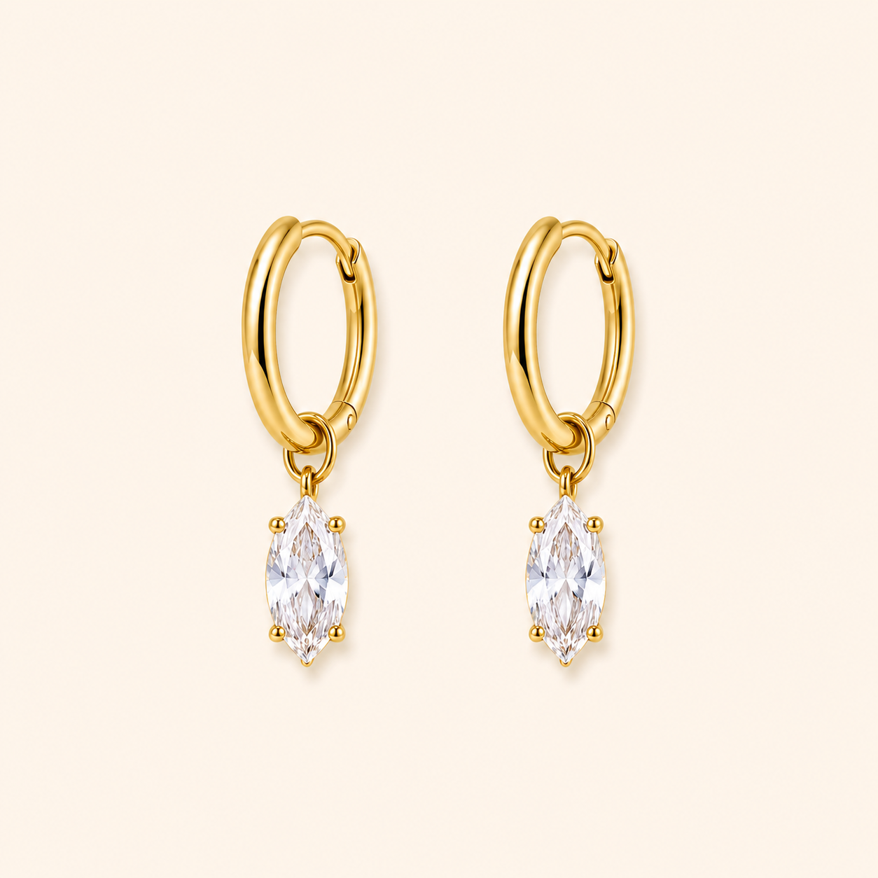 Stardust Huggie Earrings