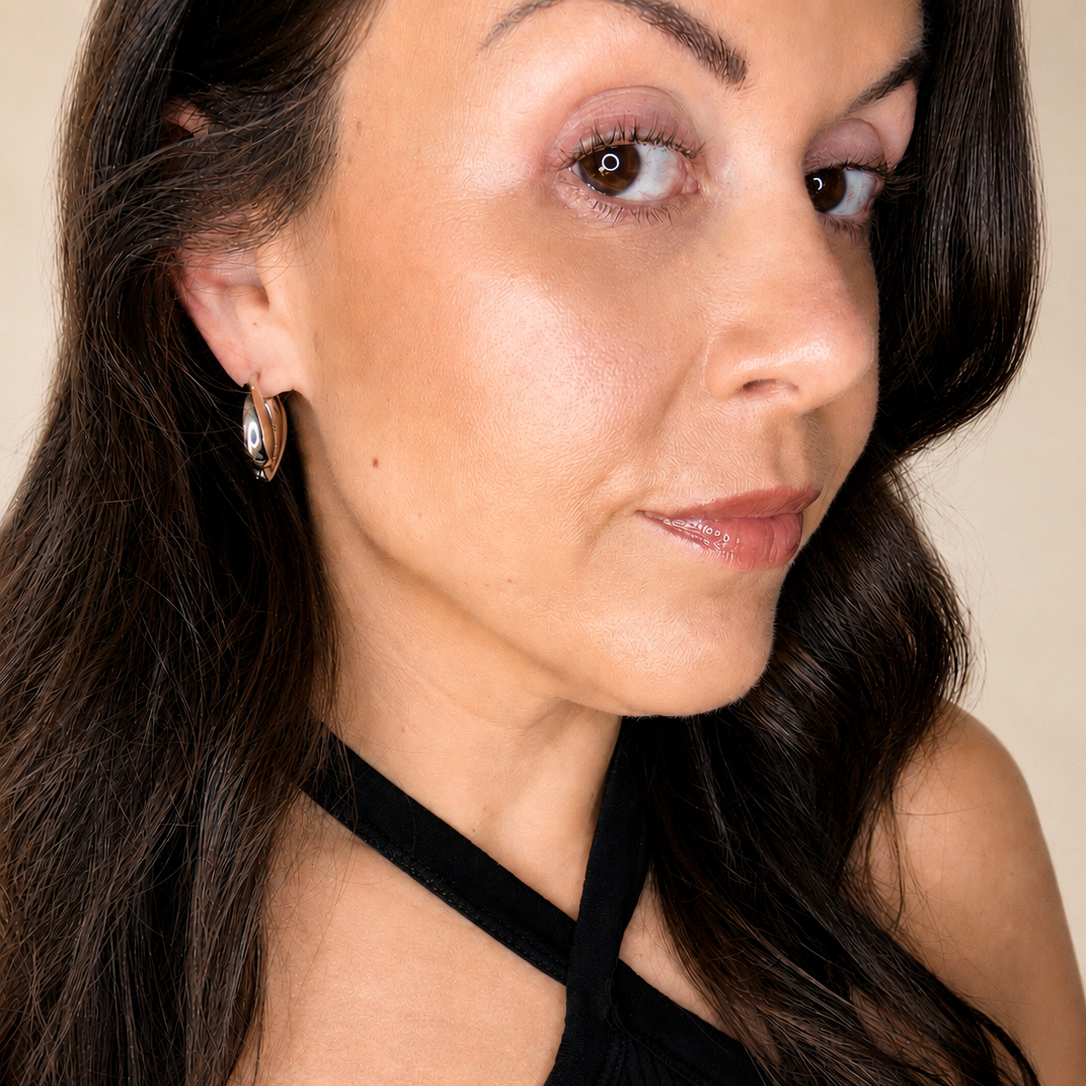 Eclipse Hoop Earrings