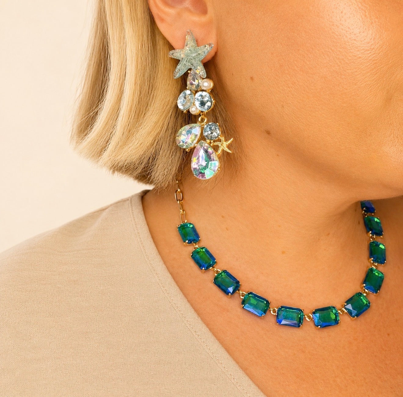 Starfish Sparkle Earrings